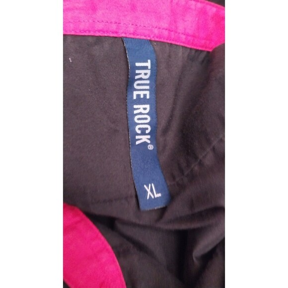 TRUE ROCK Men’s Shirt Size XL Black/Red Short Sleeve 2 Pocket  Detail - Picture 7 of 8